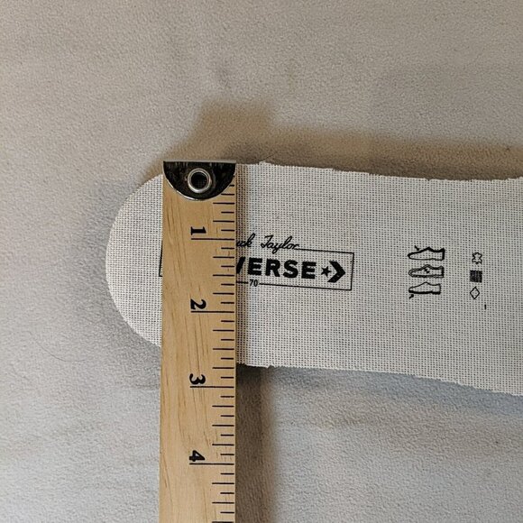 Converse Insoles White Men 13 Chuck Taylor CT-219 CVTW-759 MS13C Replacement NEW - Picture 10 of 10